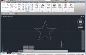 4 comandos esenciales para hacer dibujos en AutoCAD: utilizarlos para dibujar una estrella