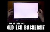Cómo iluminar una luz de fondo de pantalla vieja