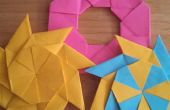 Cómo hacer una móvil estrella ninja de origami