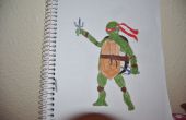 Tortugas ninja mutantes adolescentes dibujo