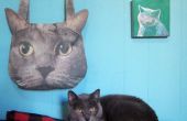 Gato DIY bolso con foto personalizado