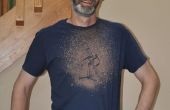 Bleach estampados camiseta con vinilo de corte de la plantilla
