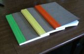 Cuaderno casero 100% reciclado materiales