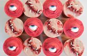 Carne herida y Eyeball Cupcake Toppers