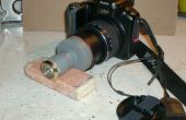 Cómo adaptar una puerta visor "lente de ojo de pez" a una cámara de tamaño normal