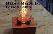 Hacer una lámpara de Edison de tarro de masón