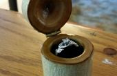 Caja del anillo de madera personalizado