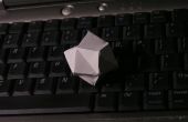 Sola hoja Origami octaedro estrellado