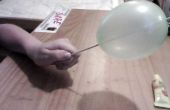 Cómo obtener una aguja a través de un globo