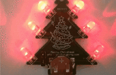 Intermitente de automaticlly de árbol de Navidad colorido