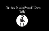 Cómo hacer camisetas impresas '' Luffy''