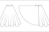Círculo de patrón de falda con Illustrator y Calc