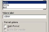 Permite NTFS formatear una unidad USB