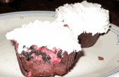Frambuesa y sorbete de Cupcakes de Oreo