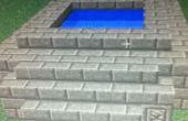 Como hacer una piscina de auto-relleno de Minecraft. 