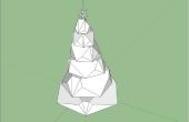 Ornamento del árbol de Navidad 3D Crytal