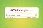 Binario y Hexadecimal conversiones en Wolfram Alpha