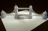 El Londres Tower Bridge emergente Origami arquitectura Kirigami