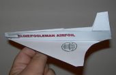 Kline/Fogleman Airfoil #1 avión de papel