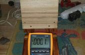 Caja de madera para multímetro digital - Caixa de madeira para multímetro digital