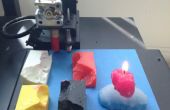 Personalizados velas de cera - utilizando 3D impreso moldes