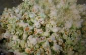 Palomitas de maíz de gelatina verde