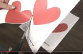 Oficina suministro de Artes: corazones de papel 3D