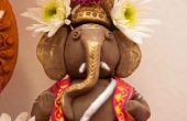BRICOLAJE - haciendo de señor Ganesha en casa