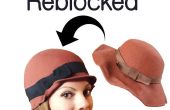Reblocking un sombrero de fieltro de Vintage - barato y fácil