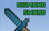 Espada de diamante foamboard Minecraft