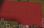 Cómo hacer un suelo de partículas rojas en Minecraft Pocket Edition o cualquier otro minecraft