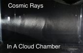 Detección de rayos cósmicos en una cámara de nubes