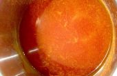 Cómo hacer colorante naranja orgánico