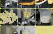 ¿Cómo hacer un batido de manzana y Banana? (2-3 personas) 