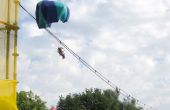 Salto de paracaídas de peluche aparato (parafauna)