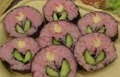Cómo hacer rollo de Sushi de flores