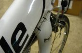 Carretera bicicleta cambio indicador utilizando chatarra de envases