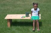 Mesa de jugar al aire libre para niños