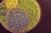 Coloridos posavasos de arroz