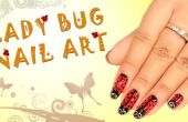 Cómo hacer Lady Bug Nail Art