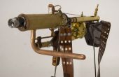 Pistola de rayos de Steampunk y vestuario