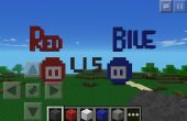 Cómo hacer rojo Vs azul Arcade chicos en medio