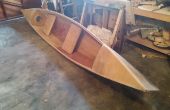 Stich y la canoa de madera contrachapada de Pegamento