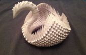 3D Origami Modular cisne