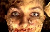 Maquillaje de Zombie con articulos para el hogar