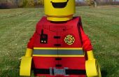 Traje de bombero LEGO minifigura