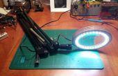 Lámpara de lupa de escritorio DIY LED