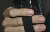 Correa/smartphone phablet de un solo uso de la mano