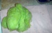 Kool-Aid de lana teñido de batt
