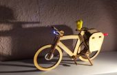Het idee: de houten fiets conocido esbirro en verlichting